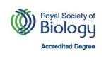 Logo of the Royal Society of Biology - Accredited Degree